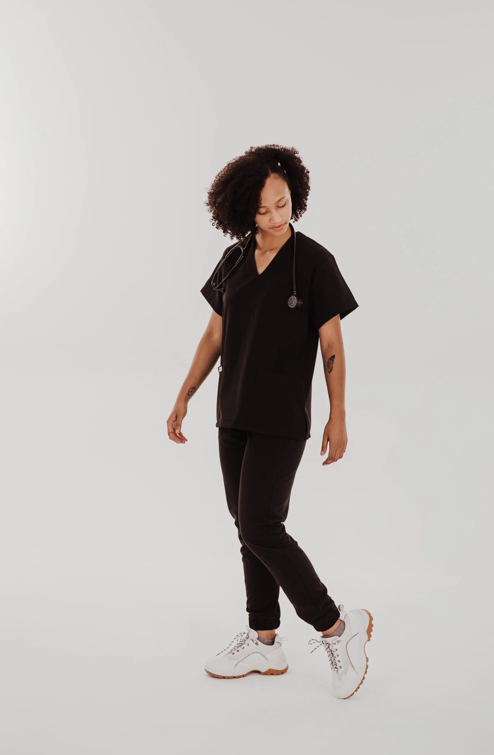 Black Scrub Jogger Pants