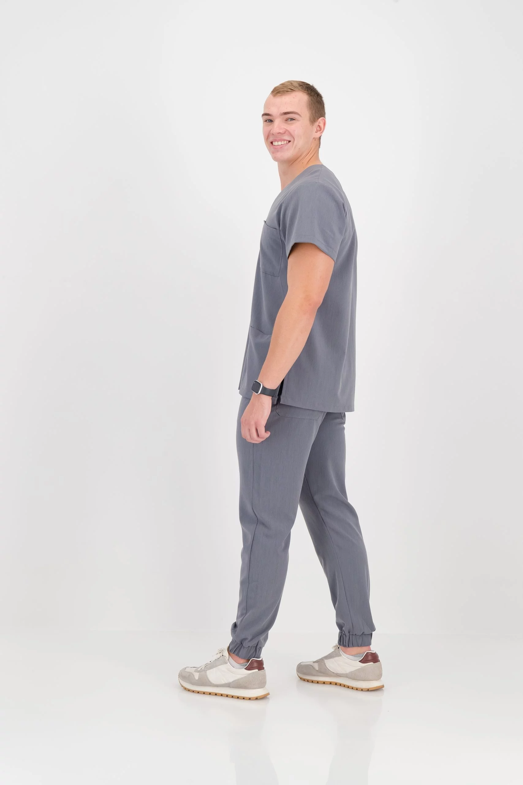 Charcoal Scrub Jogger Pants - Image 2