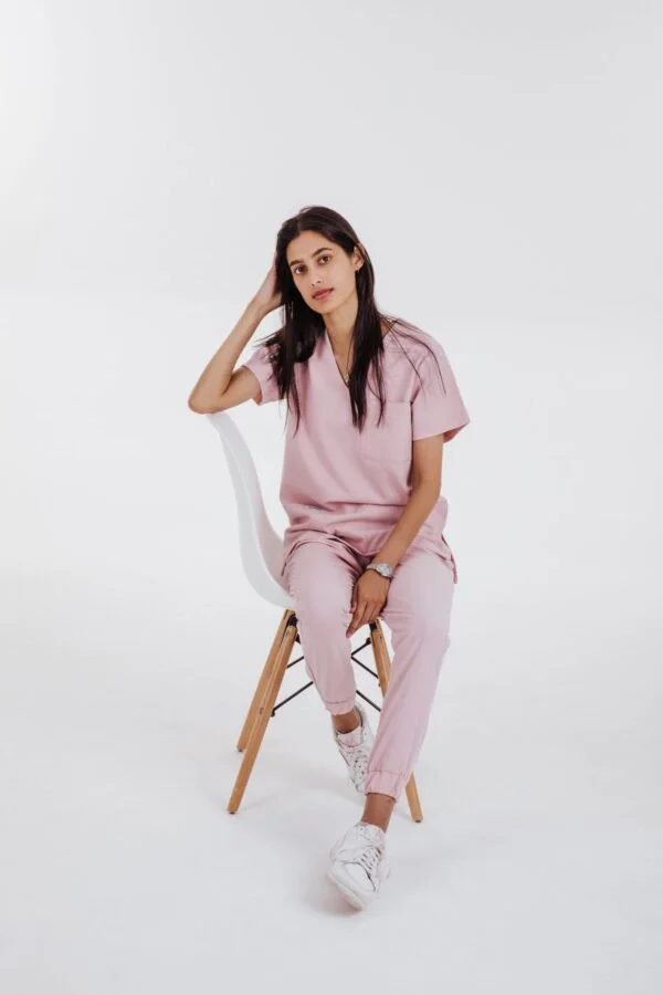 Pastel Pink Jogger Pants - Image 2