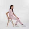 Pastel Pink Jogger Pants - Image 3