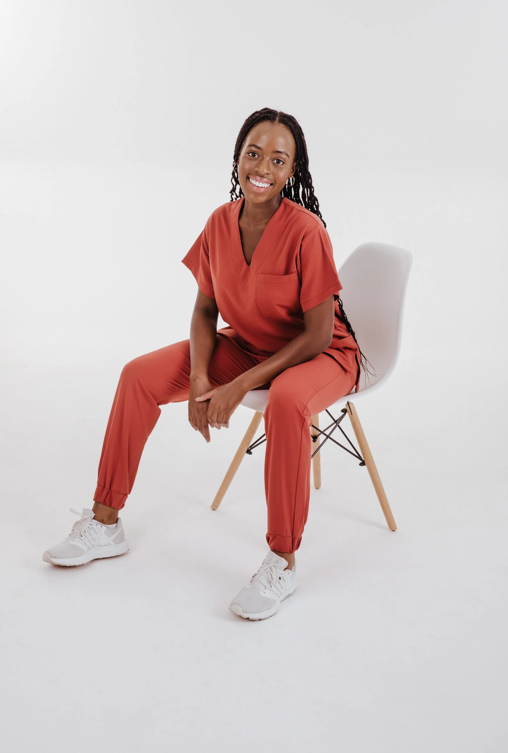 Rust Scrub Jogger Pants - Image 2