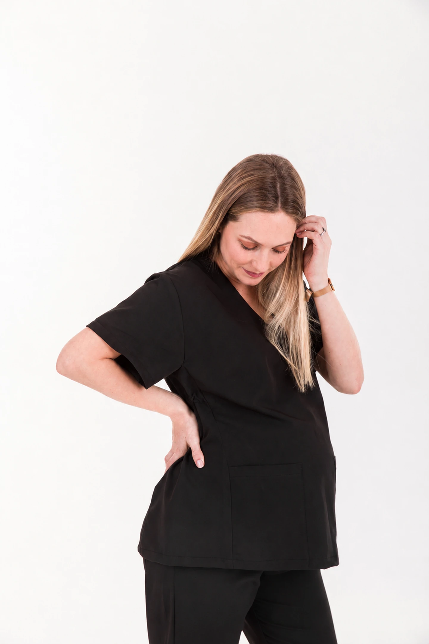 Maternity CORE Scrubs Top - Image 2