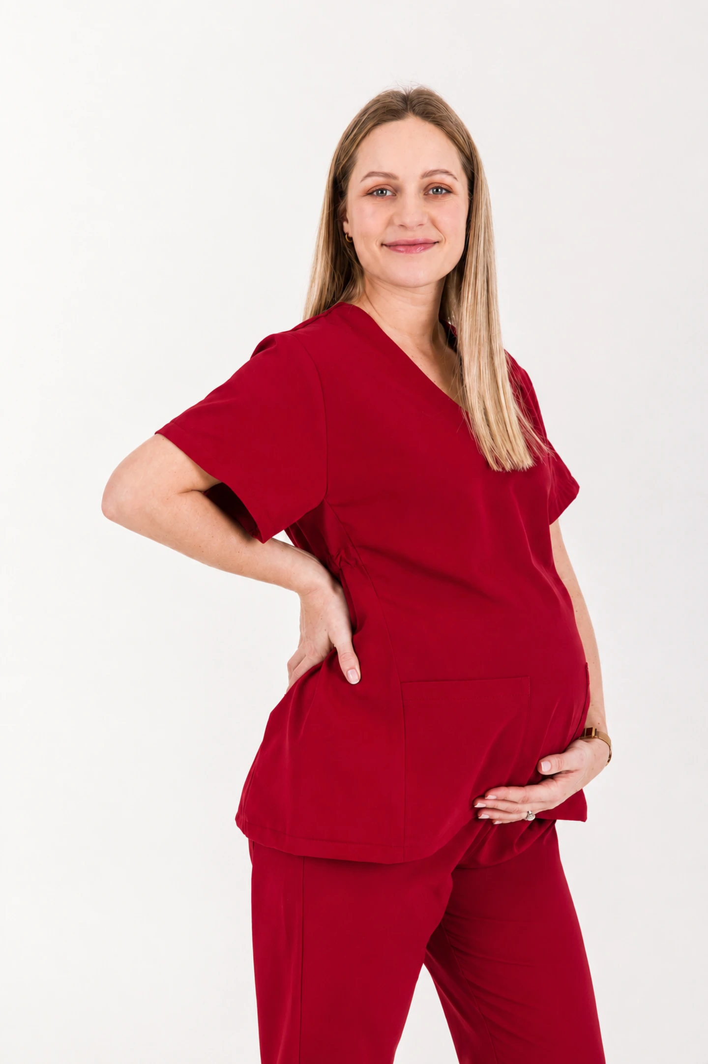 Maternity CORE Scrubs Top - Image 8