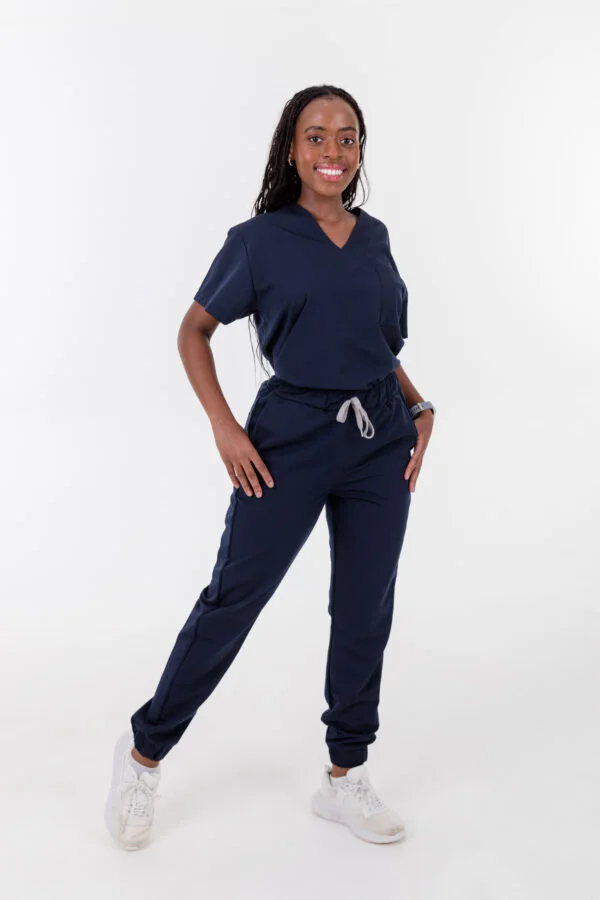 Dark Navy Jogger Pants - Image 3