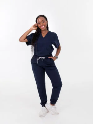 Dark Navy Skroptoppie Top