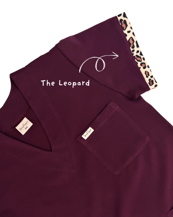 Burgundy Skroptoppie Top - Image 4