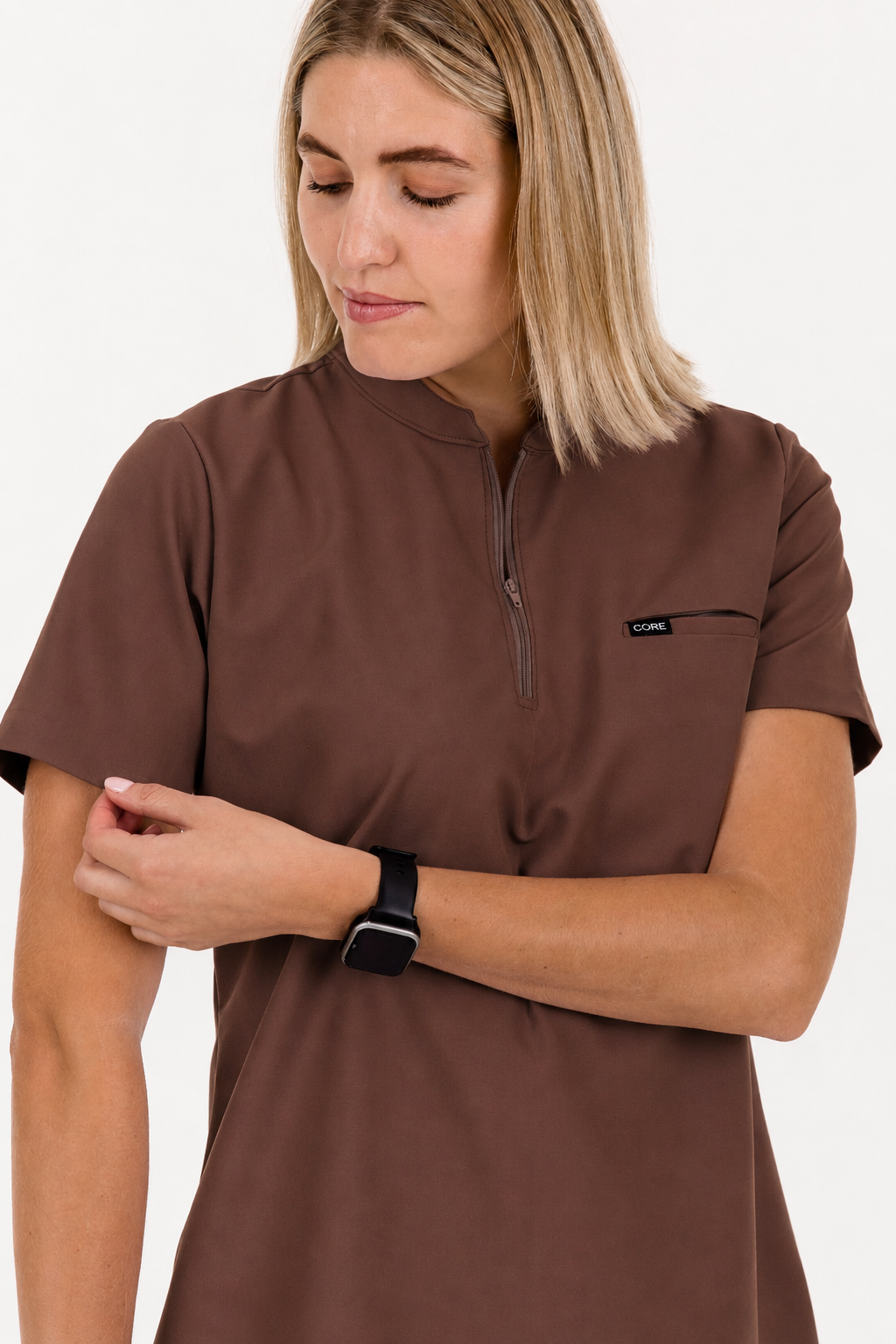 Women's Zip Fit CORE Scrub Top - Image 4