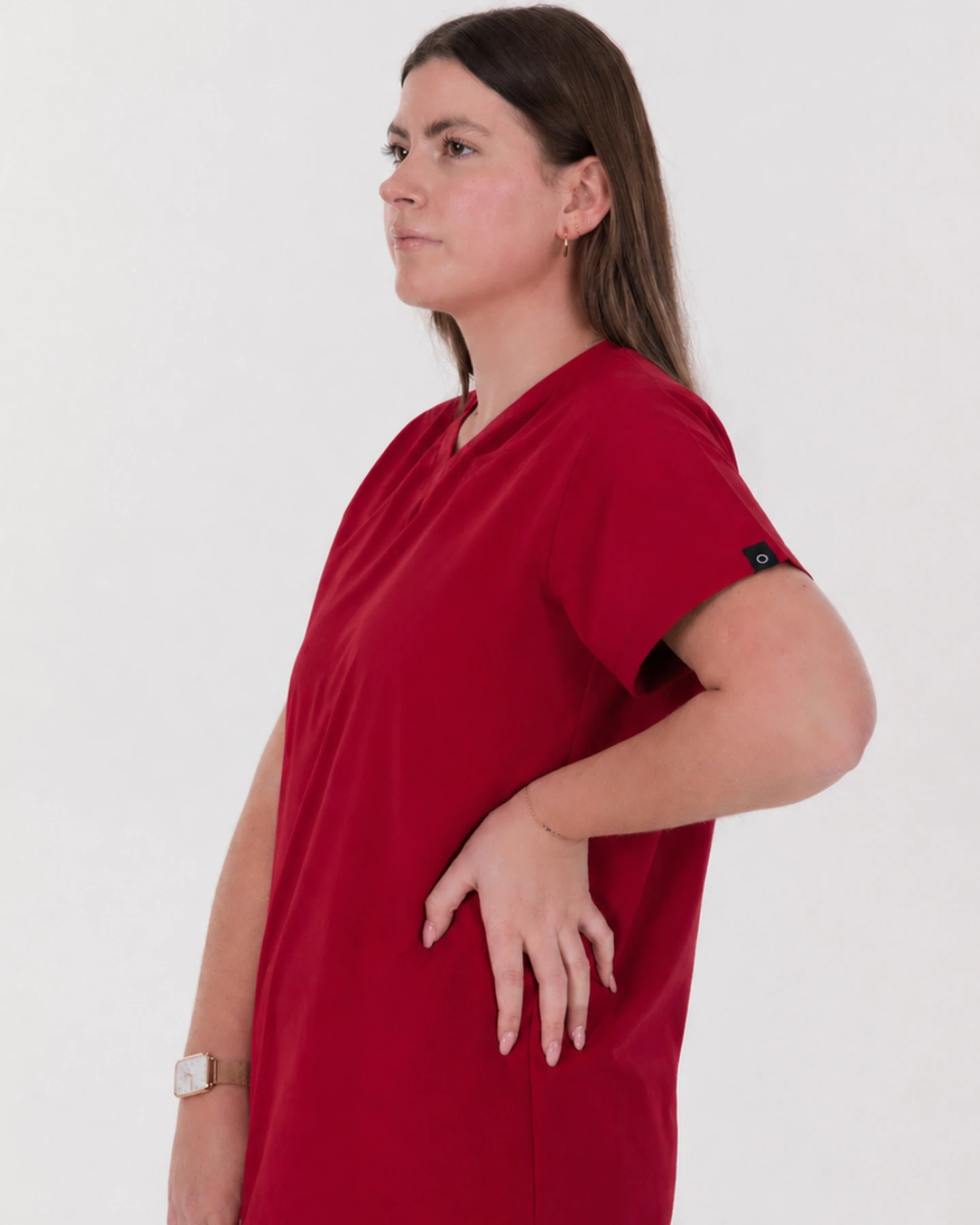 Women's Rib Neck CORE Scrubs Top - Image 5