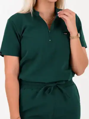 Women's Zip Fit CORE Scrub Top