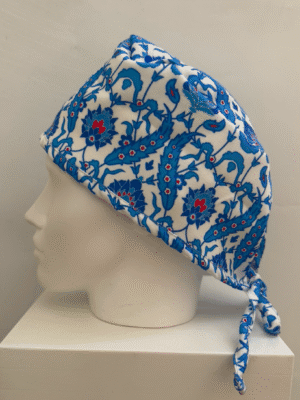 Paisley Scrub Cap