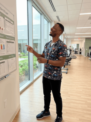 Monster Truck Scrub Top