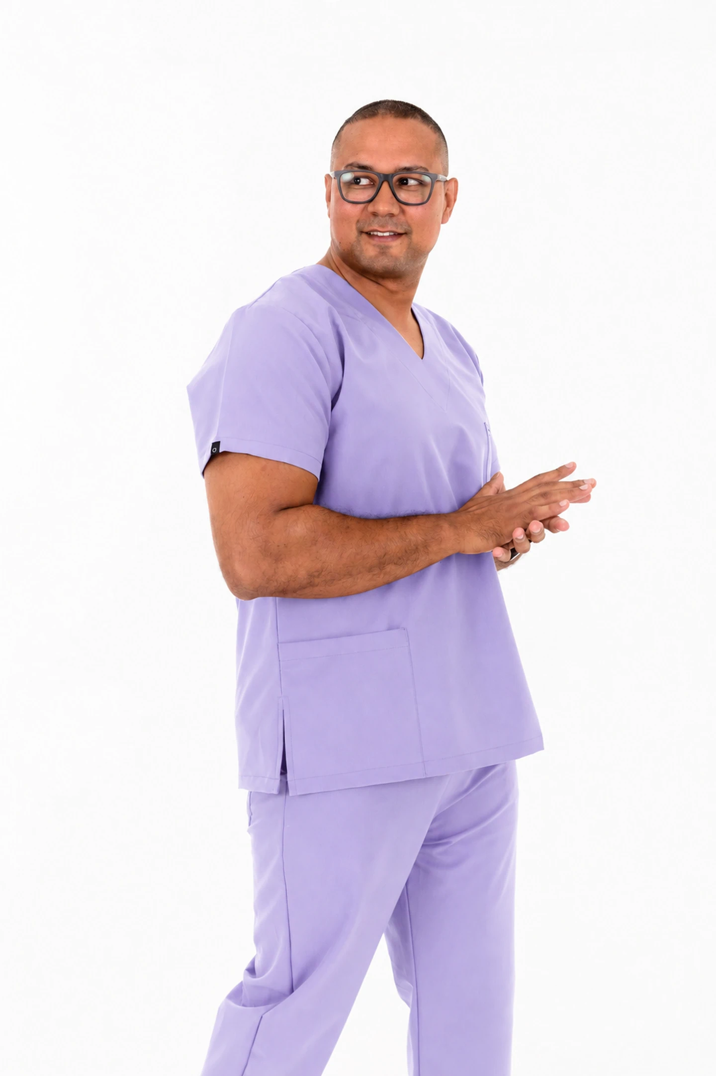 Men's V-Neck CORE Scrubs Top - Image 12