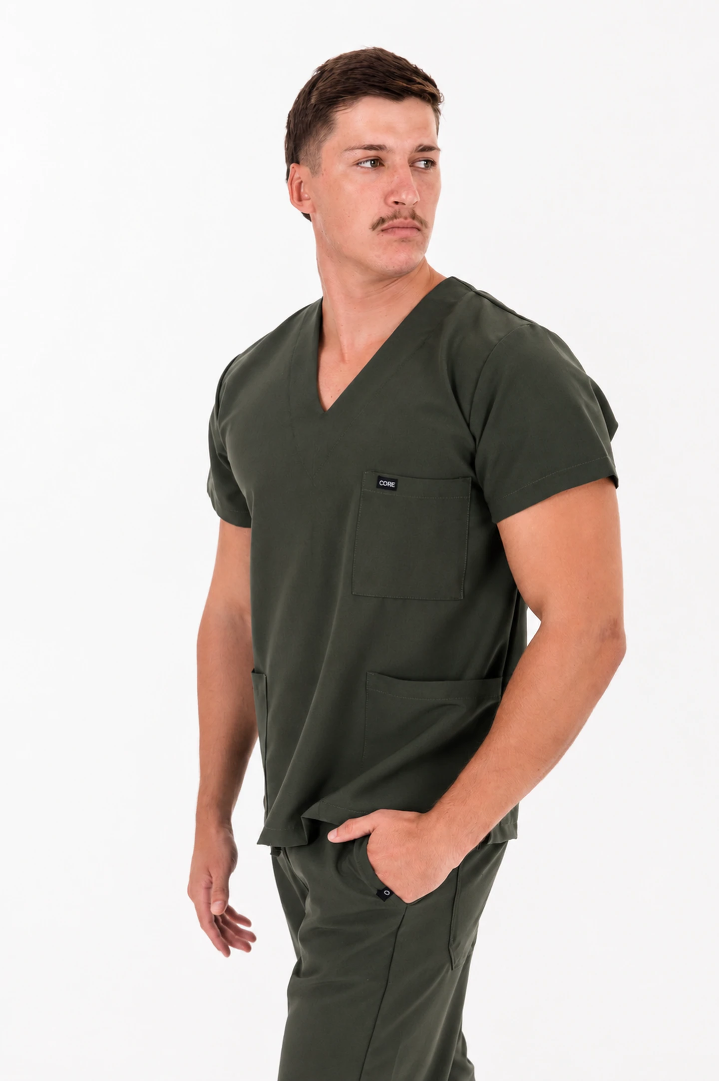 Men's V-Neck CORE Scrubs Top - Image 8