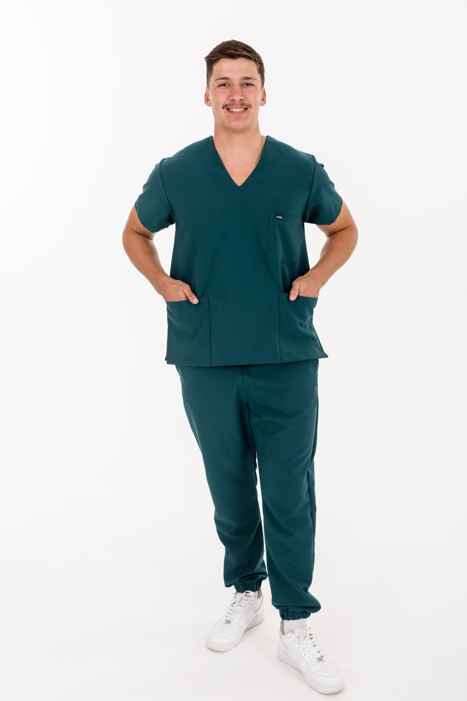 Men's V-Neck CORE Scrub Top - Image 8