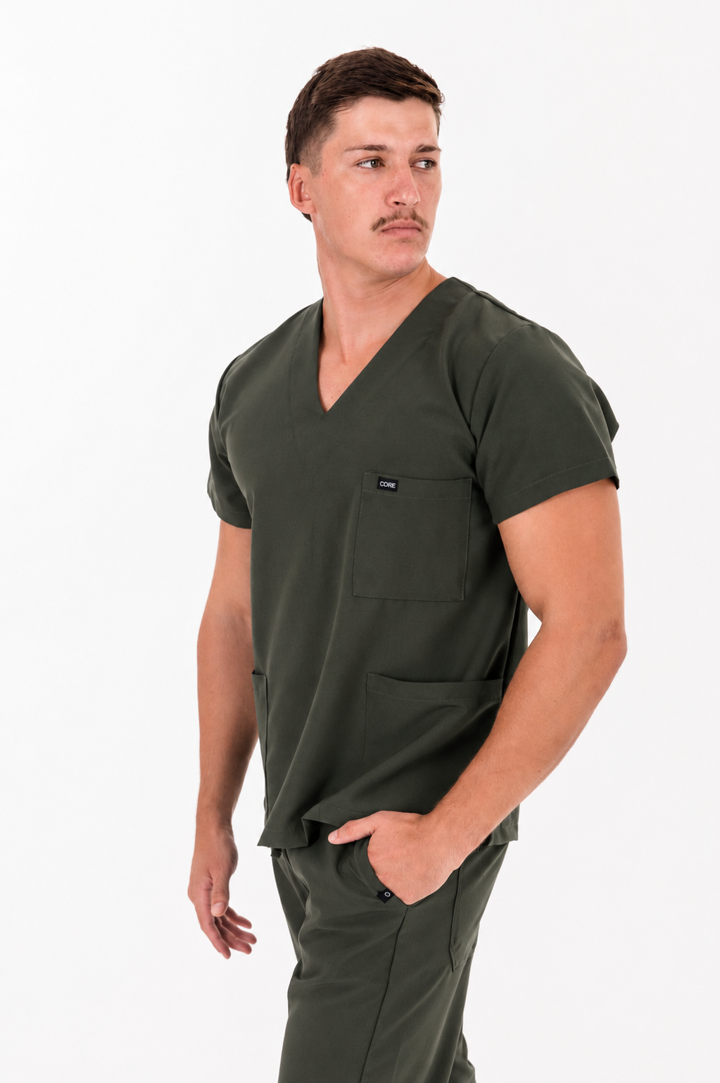 Men's V-Neck CORE Scrub Top - Image 13