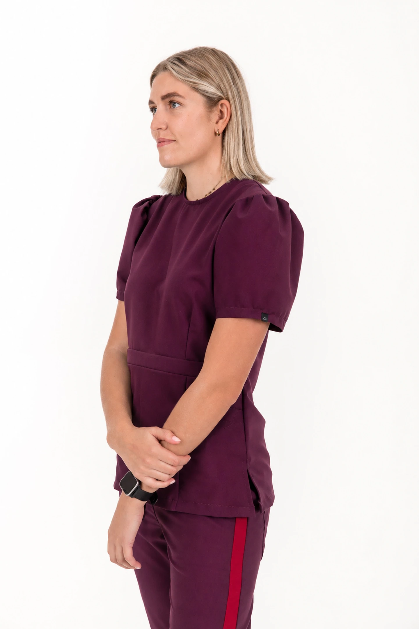Women's Peplum CORE Scrubs Top - Image 3