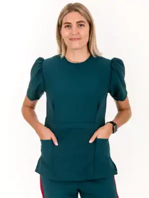 Women's Peplum CORE Scrub Top