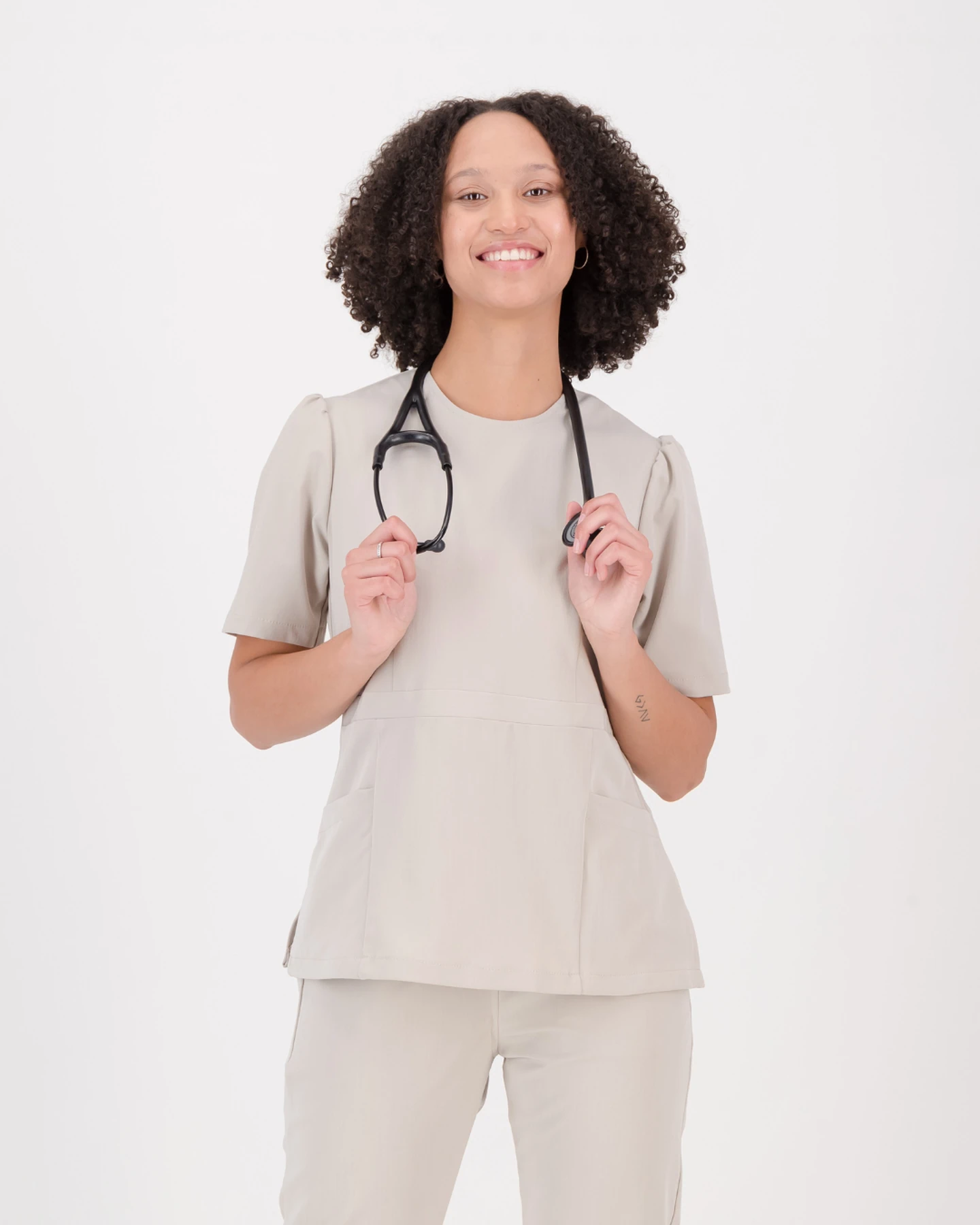 Women's Peplum CORE Scrubs Top - Image 6