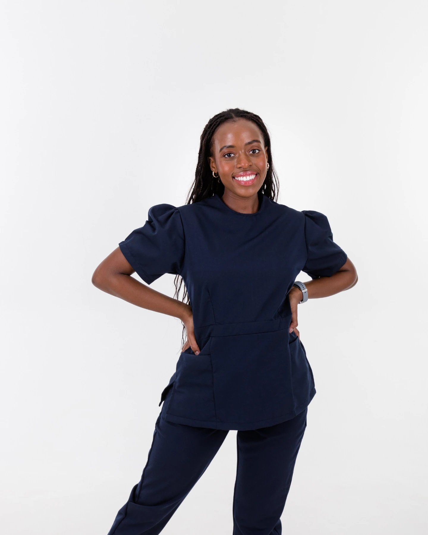Women's Peplum CORE Scrubs Top - Image 7