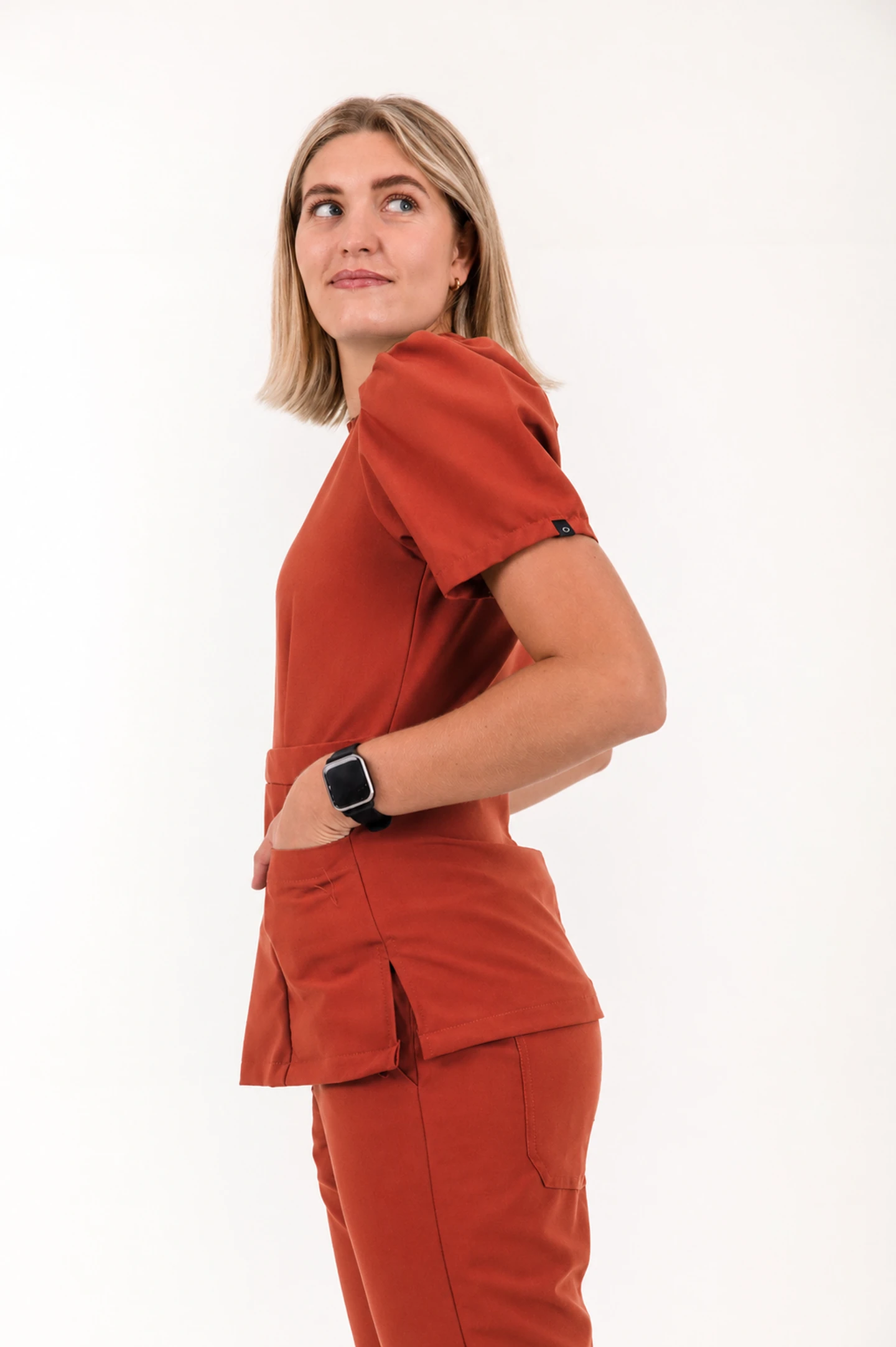 Women's Peplum CORE Scrubs Top - Image 10