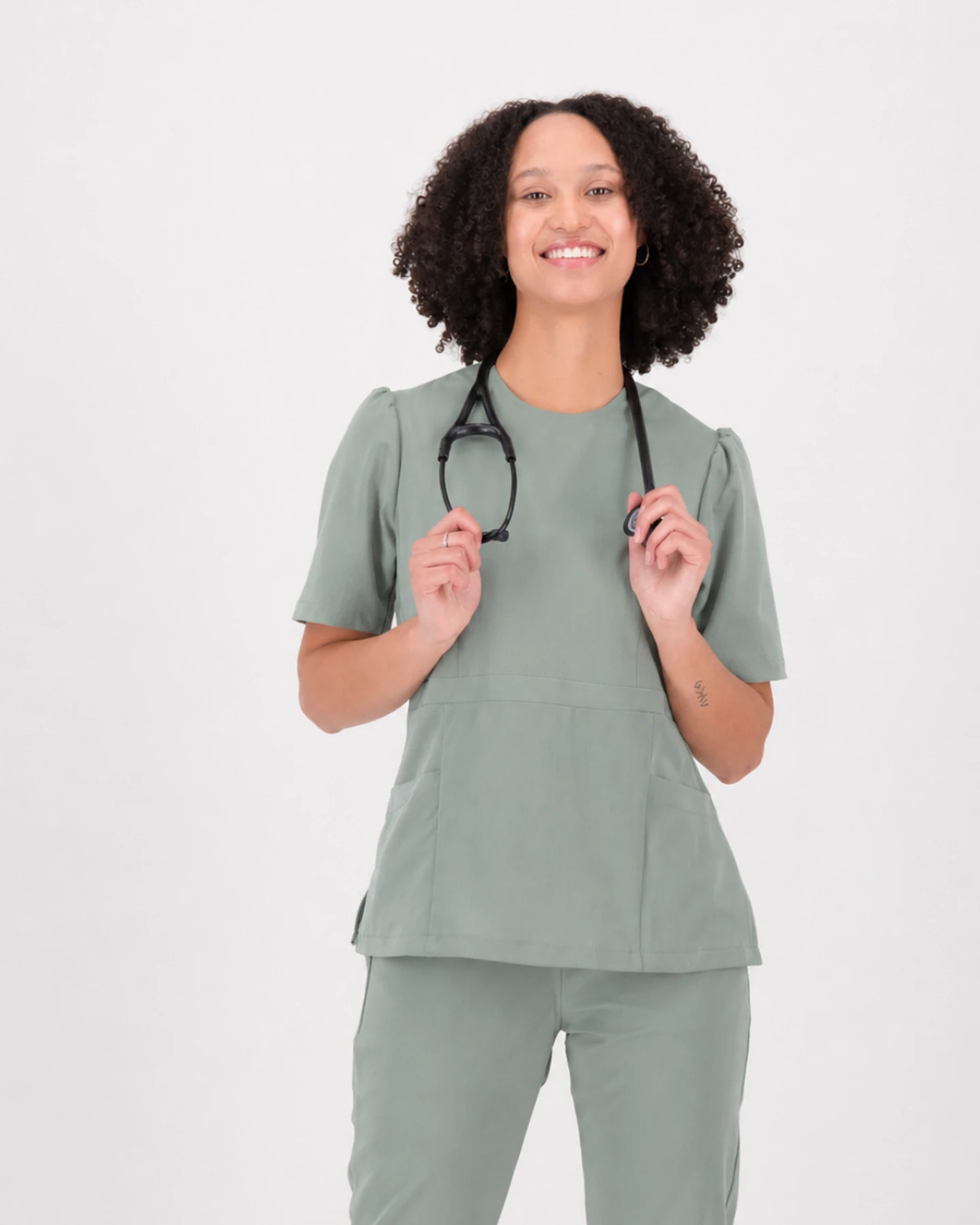 Women's Peplum CORE Scrubs Top - Image 11