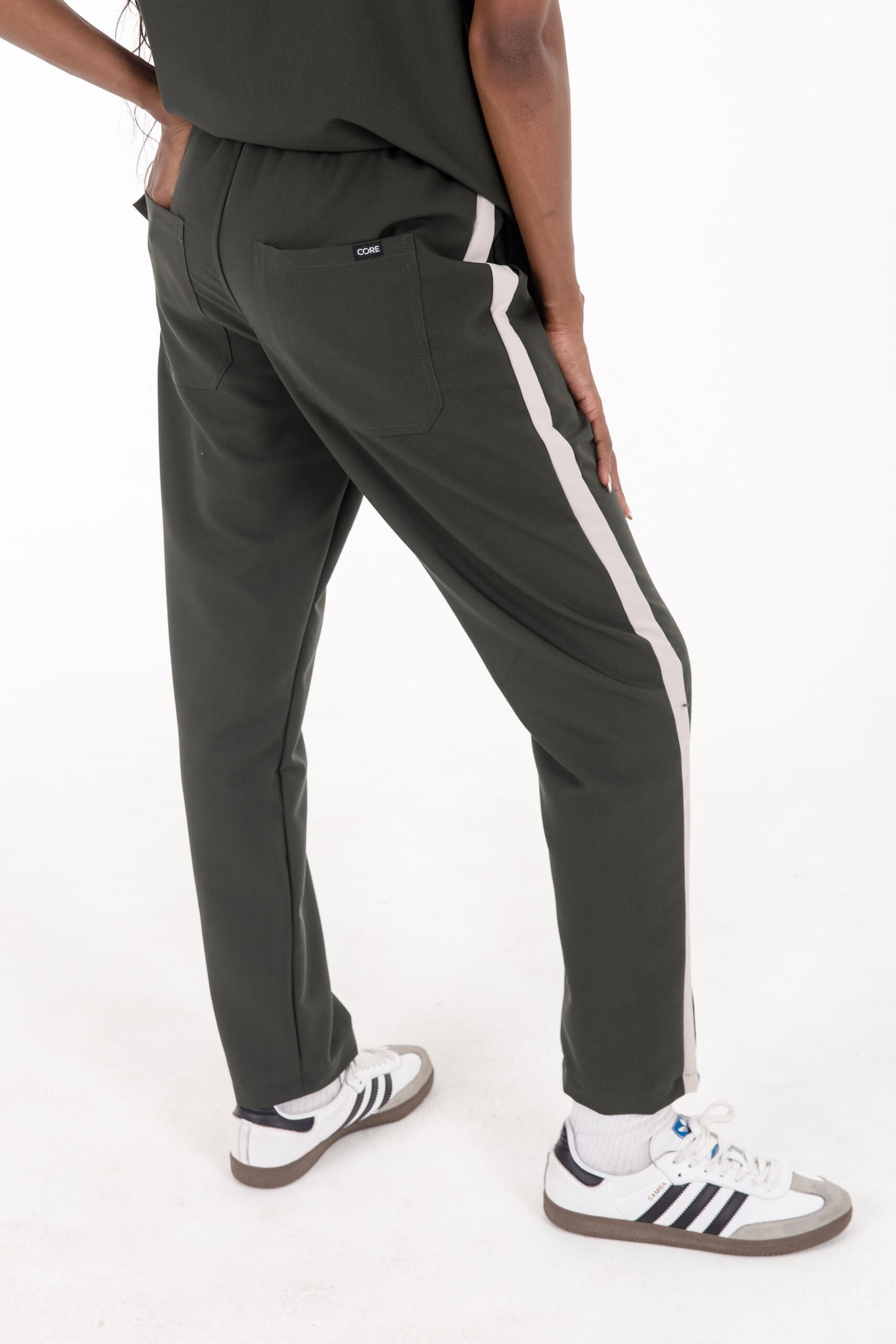 Women's Striped CORE Scrubs Pants - Image 3