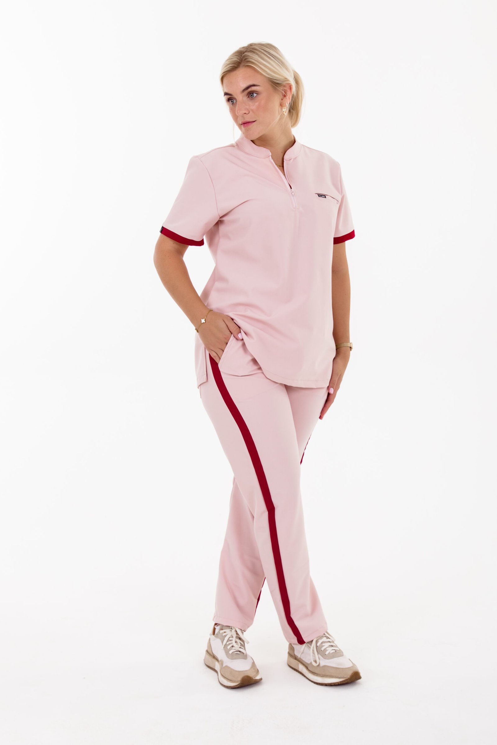Women's Striped CORE Scrubs Pants - Image 4
