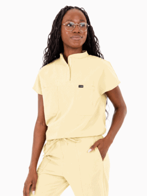 Women's Mandarin Scrub Top