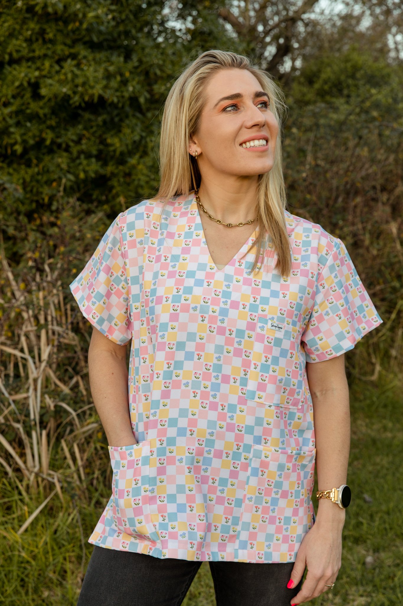 The Floral Check