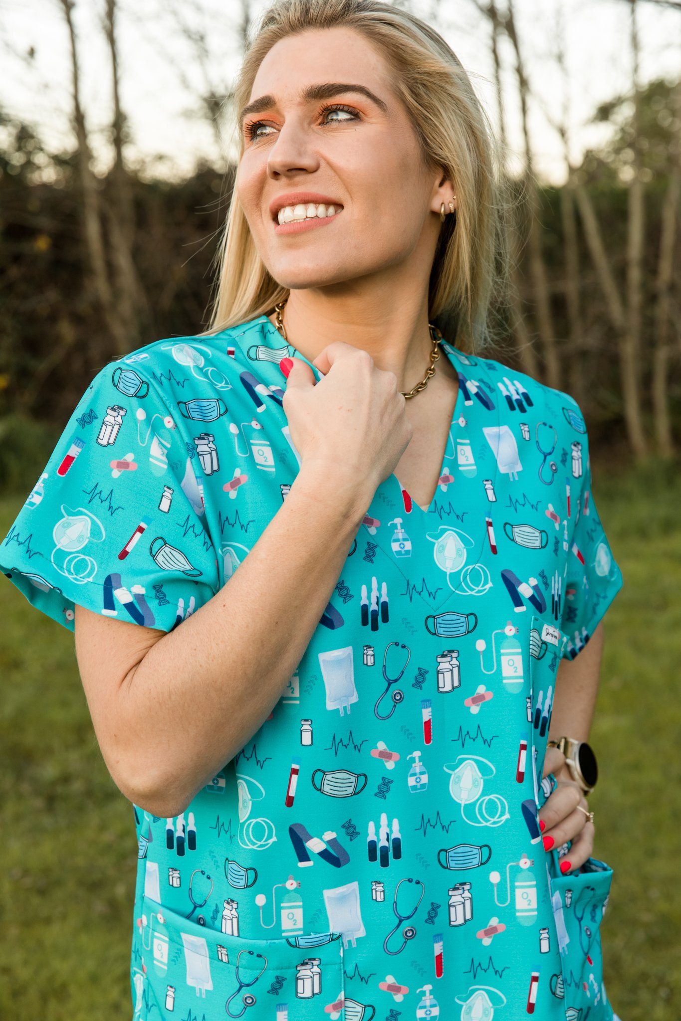The Code Blue Top